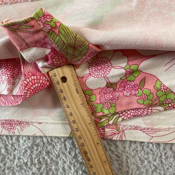VGT Bamboo Traders Women's Skort Pink Floral Stretch Mini Zipper - Picture 5 of 10